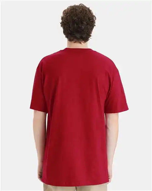Hanes 518t Beefy-t® Tall T-shirt - Deep Red