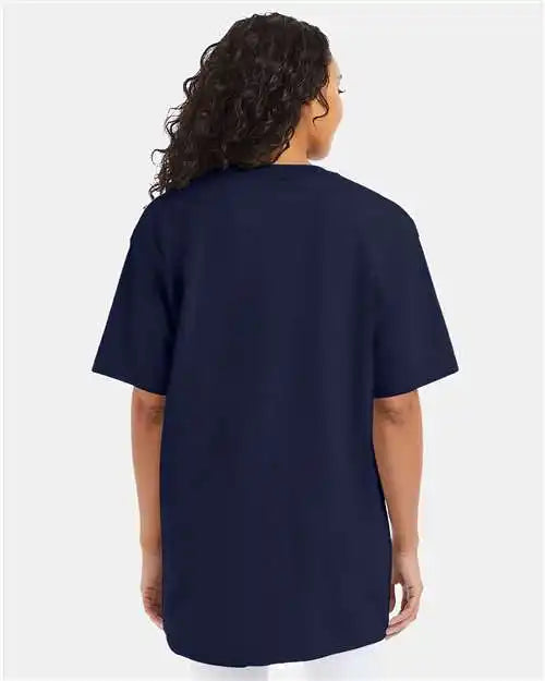 Hanes 518t Beefy-t® Tall T-shirt - Navy