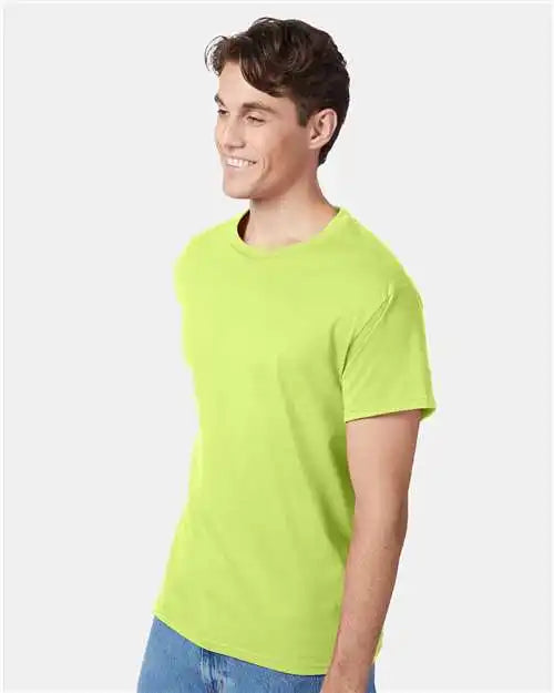 Hanes 5250 Authentic T-shirt - Safety Green