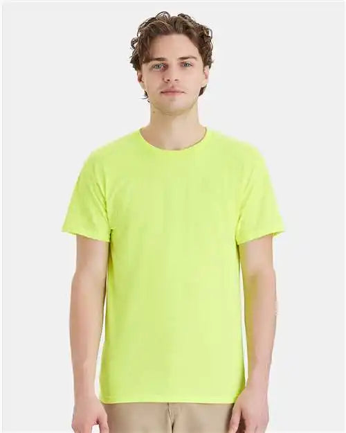Hanes 5280 Essential-t T-shirt - Safety Green