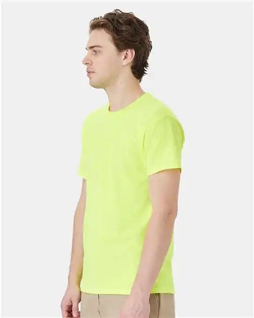Hanes 5280 Essential-t T-shirt - Safety Green