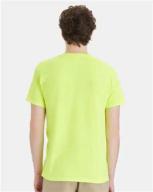 Hanes 5280 Essential-t T-shirt - Safety Green