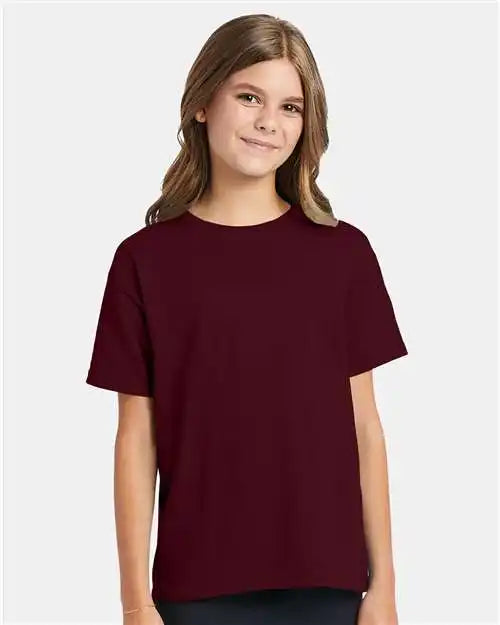 Hanes 5370 Ecosmart™ Youth T-shirt - Maroon
