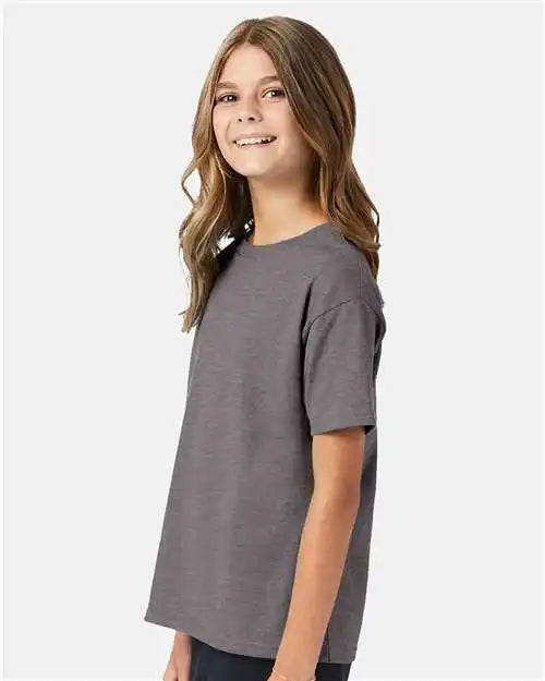 Hanes 5370 Ecosmart™ Youth T-shirt - Oxford Grey