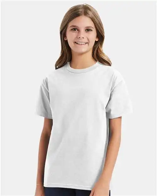 Hanes 5450 Authentic Youth T-shirt - White