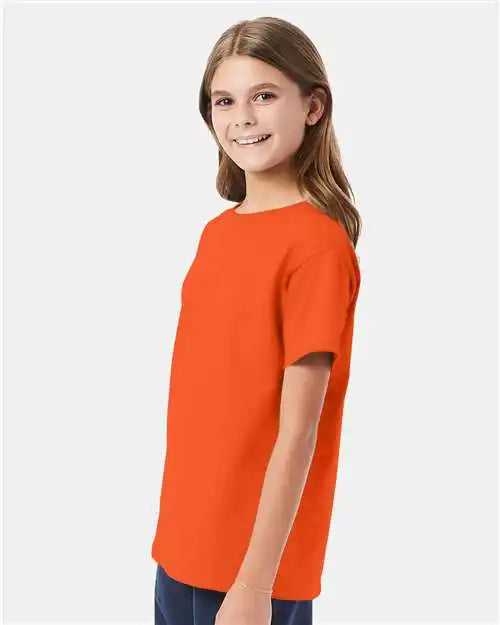 Hanes 5480 Essential-t Youth T-shirt - Orange