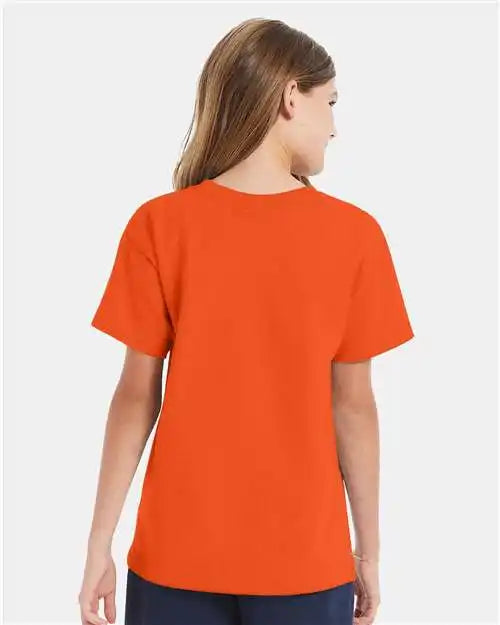 Hanes 5480 Essential-t Youth T-shirt - Orange