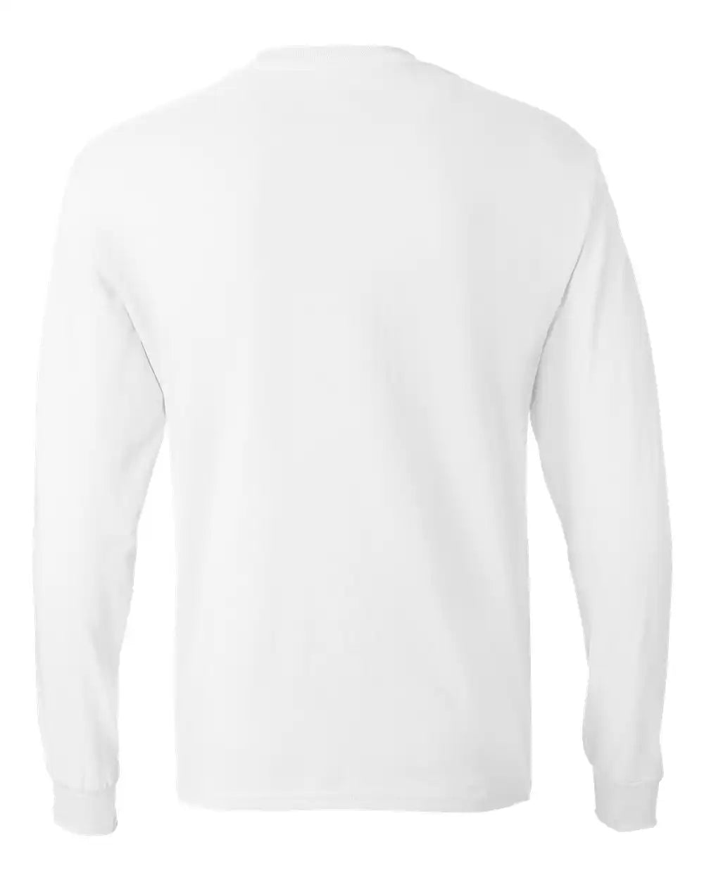 Hanes 5586 Authentic Long Sleeve T-shirt - White
