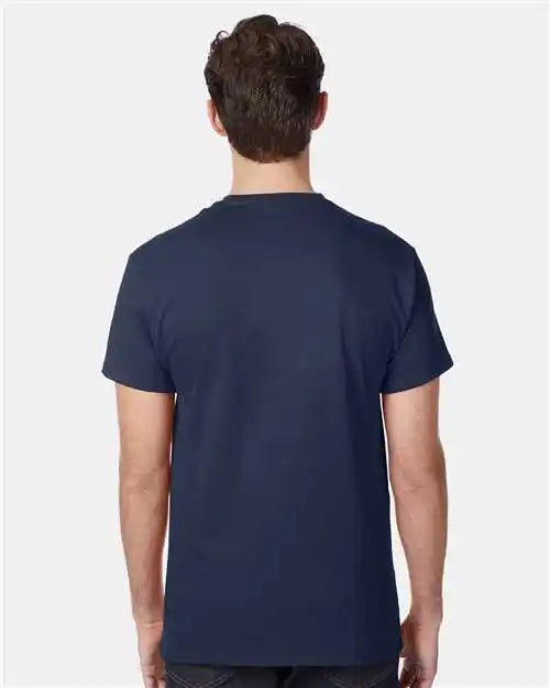Hanes 5590 Authentic Pocket T-shirt - Navy