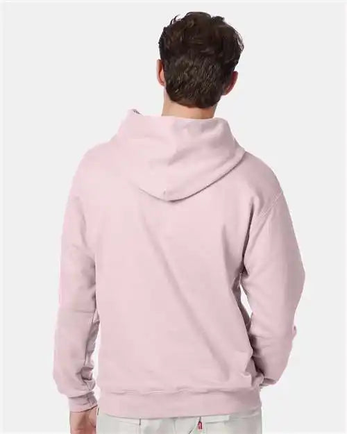 Hanes F170 Ultimate Cotton® Hooded Sweatshirt - Pale Pink