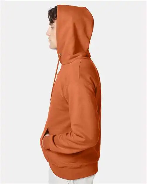 Hanes F170 Ultimate Cotton® Hooded Sweatshirt - Pumpkin