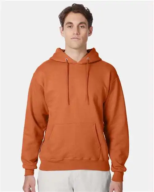 Hanes F170 Ultimate Cotton® Hooded Sweatshirt - Pumpkin