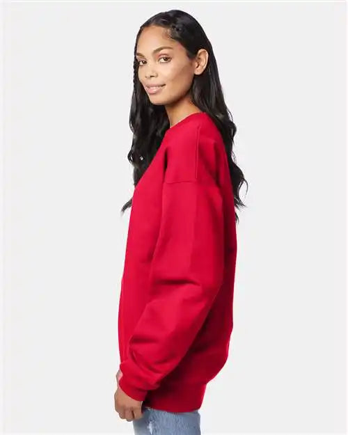 Hanes F260 Ultimate Cotton® Crewneck Sweatshirt - Deep Red