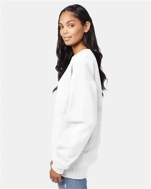 Hanes F260 Ultimate Cotton® Crewneck Sweatshirt - White