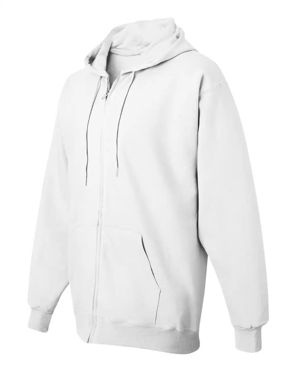 Hanes F280 Ultimate Cotton® Full-zip Hooded Sweatshirt - White - s
