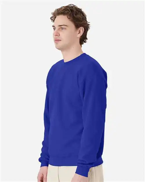 Hanes P160 Ecosmart® Crewneck Sweatshirt - Deep Royal
