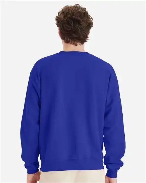 Hanes P160 Ecosmart® Crewneck Sweatshirt - Deep Royal