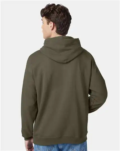 Hanes P170 Ecosmart® Hooded Sweatshirt - Fatigue Green