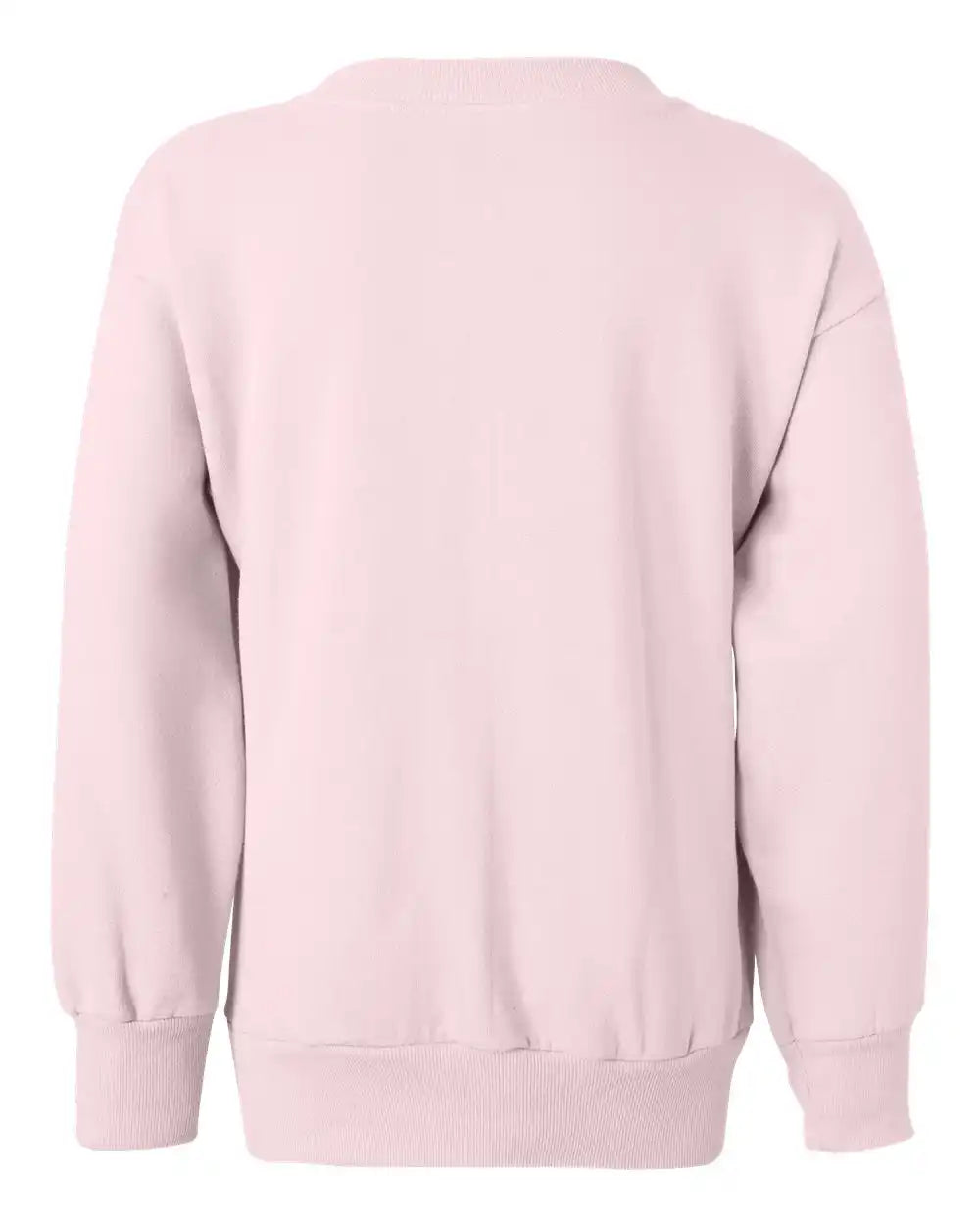 Hanes P360 Ecosmart® Youth Crewneck Sweatshirt - Pale Pink