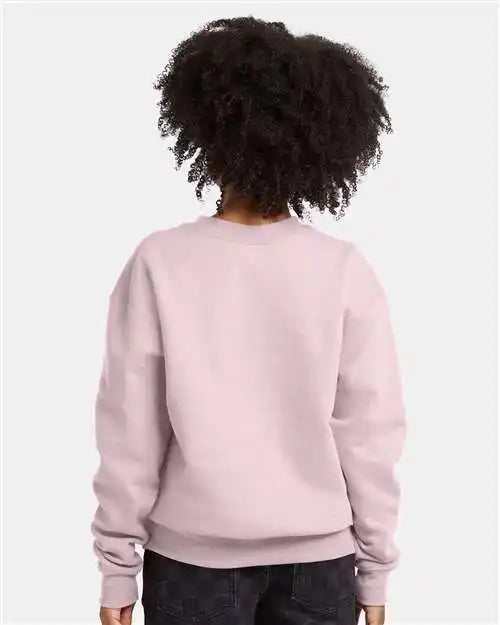 Hanes P360 Ecosmart® Youth Crewneck Sweatshirt - Pale Pink