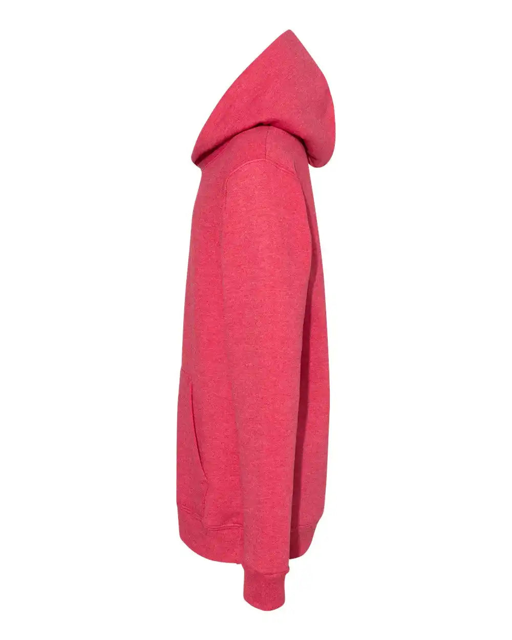 Hanes P473 Ecosmart® Youth Hooded Sweatshirt - Heather Red