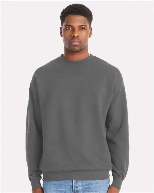 Hanes Rs160 Perfect Sweats Crewneck Sweatshirt - Smoke Grey