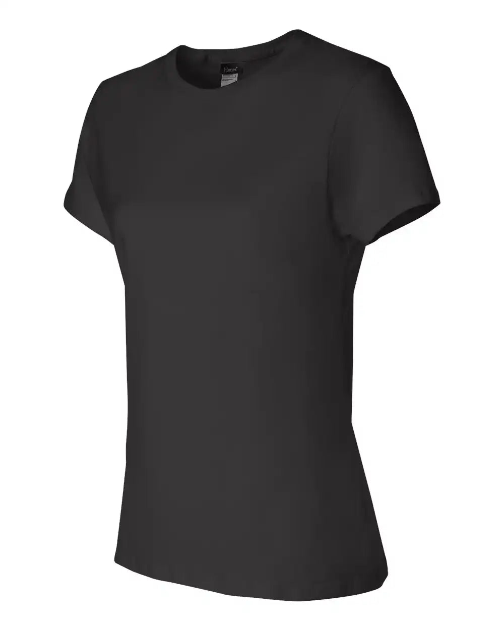 Hanes Sl04 Perfect-t Women’s T-shirt - Black - s