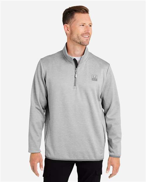 Harbor Mist Heather Cold Front Quarter-Zip Pullover - H130098