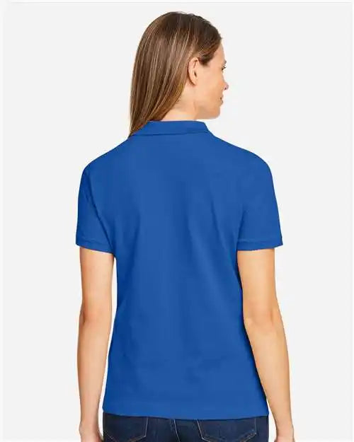 Harriton M200w Women’s Cotton Polo - True Royal