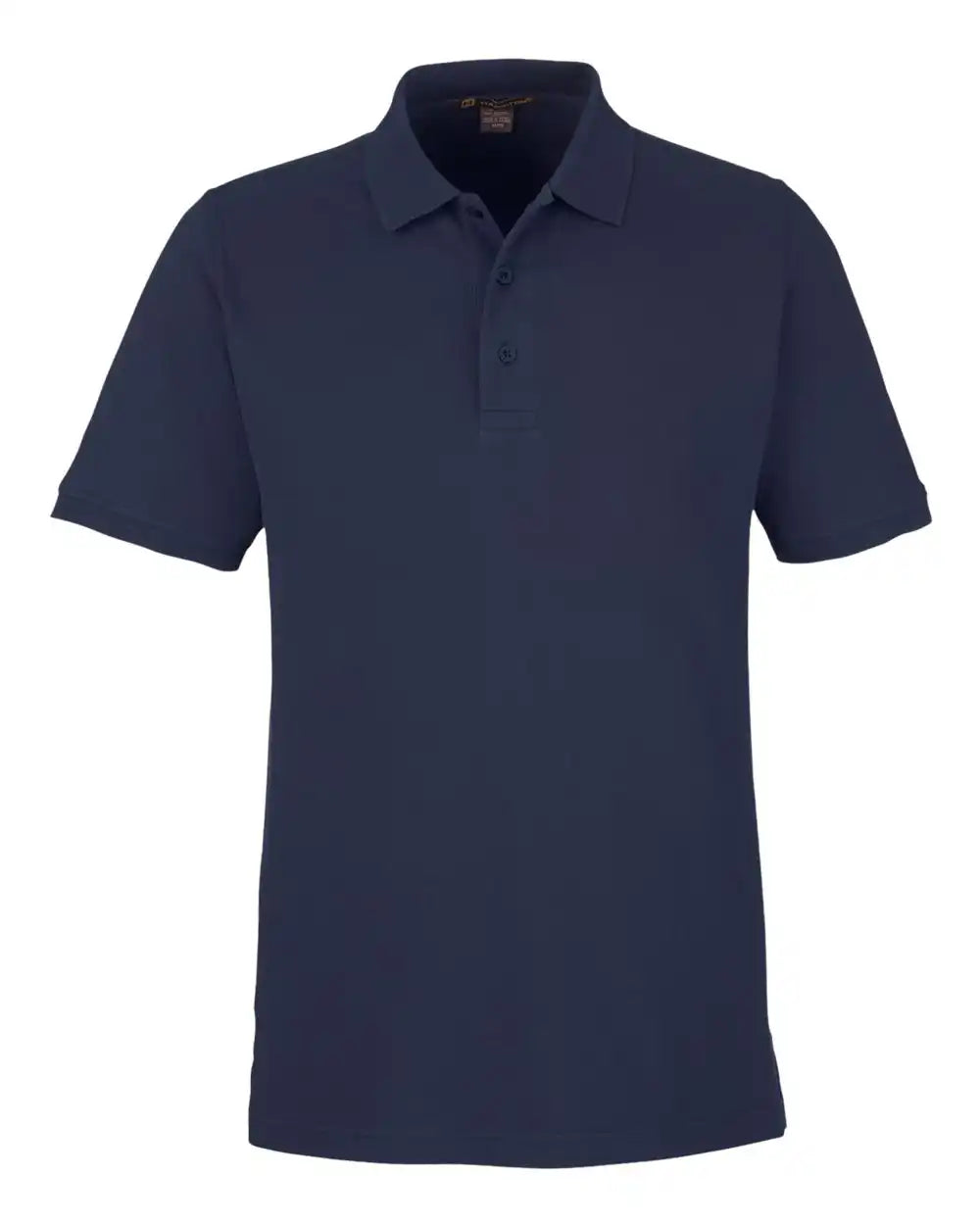 Harriton M205 Men’s Valiant Cotton Snag Protect Polo - Dark Navy - s