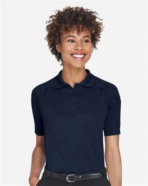 Harriton M211w Women’s Advantage Tactical Polo - Dark Navy
