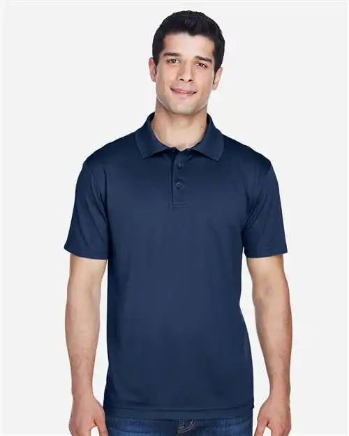 Harriton M315 Men’s Polyester Jersey Polo - Navy