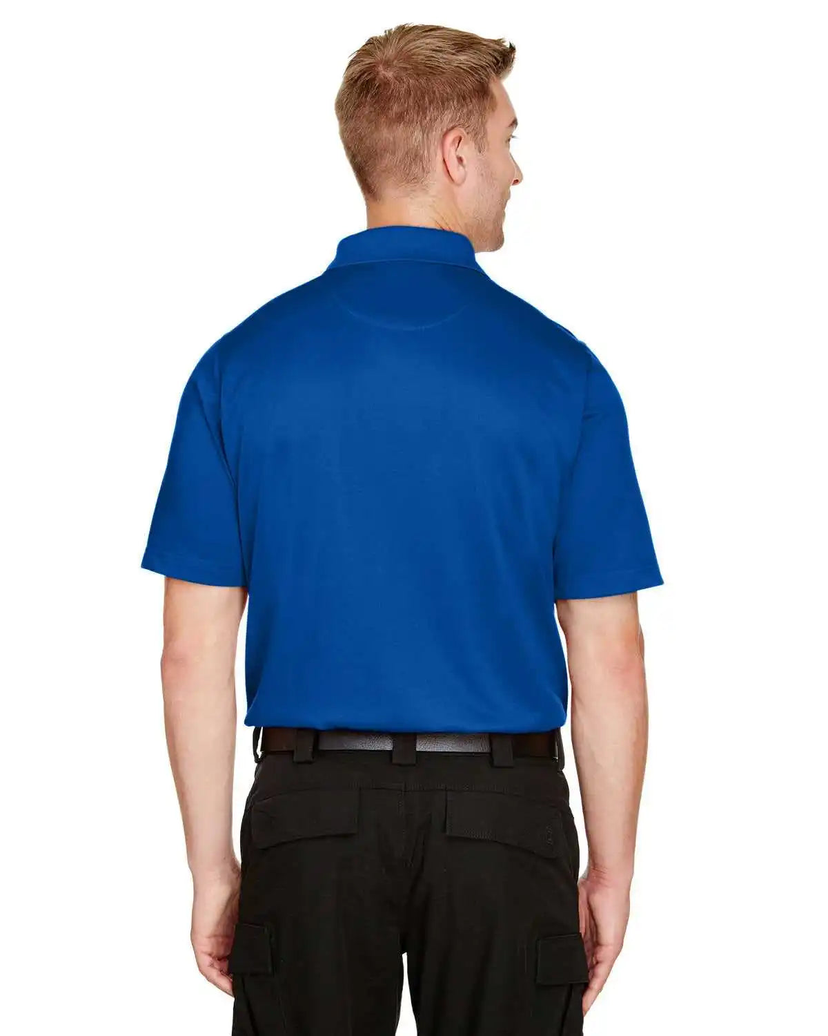Harriton M348 Men’s Advantage Snag Protection Plus Il Polo - True Royal