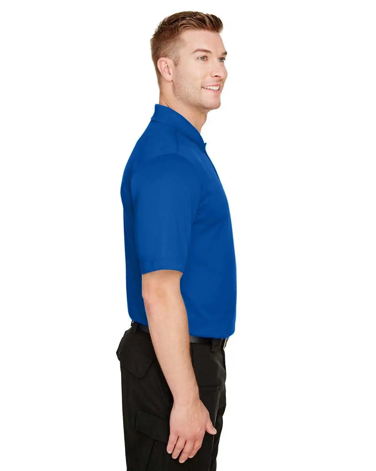 Harriton M348 Men’s Advantage Snag Protection Plus Il Polo - True Royal