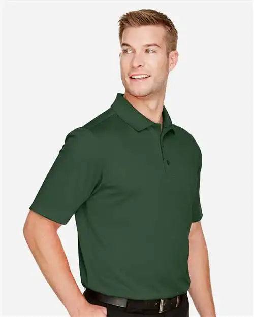 Harriton M348 Men’s Advantage Snag Protection Plus Polo - Dark Green