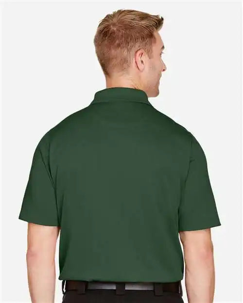 Harriton M348 Men’s Advantage Snag Protection Plus Polo - Dark Green