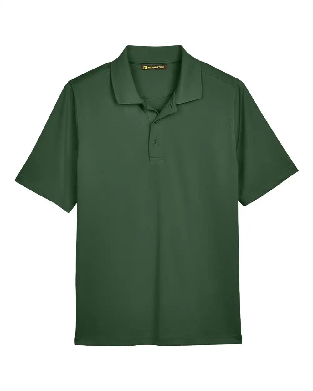 Harriton M348 Men’s Advantage Snag Protection Plus Polo - Dark Green - s
