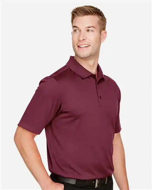 Harriton M348 Men’s Advantage Snag Protection Plus Polo - Maroon
