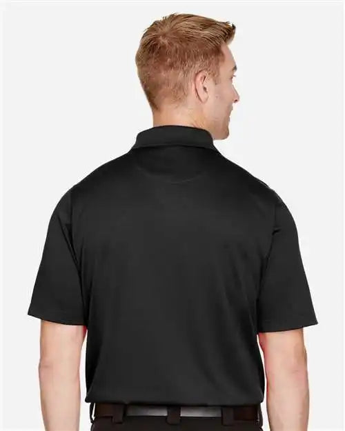 Harriton M348t Men’s Tall Advantage Snag Protection Plus Il Polo - Black
