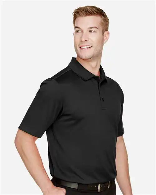 Harriton M348t Men’s Tall Advantage Snag Protection Plus Il Polo - Black