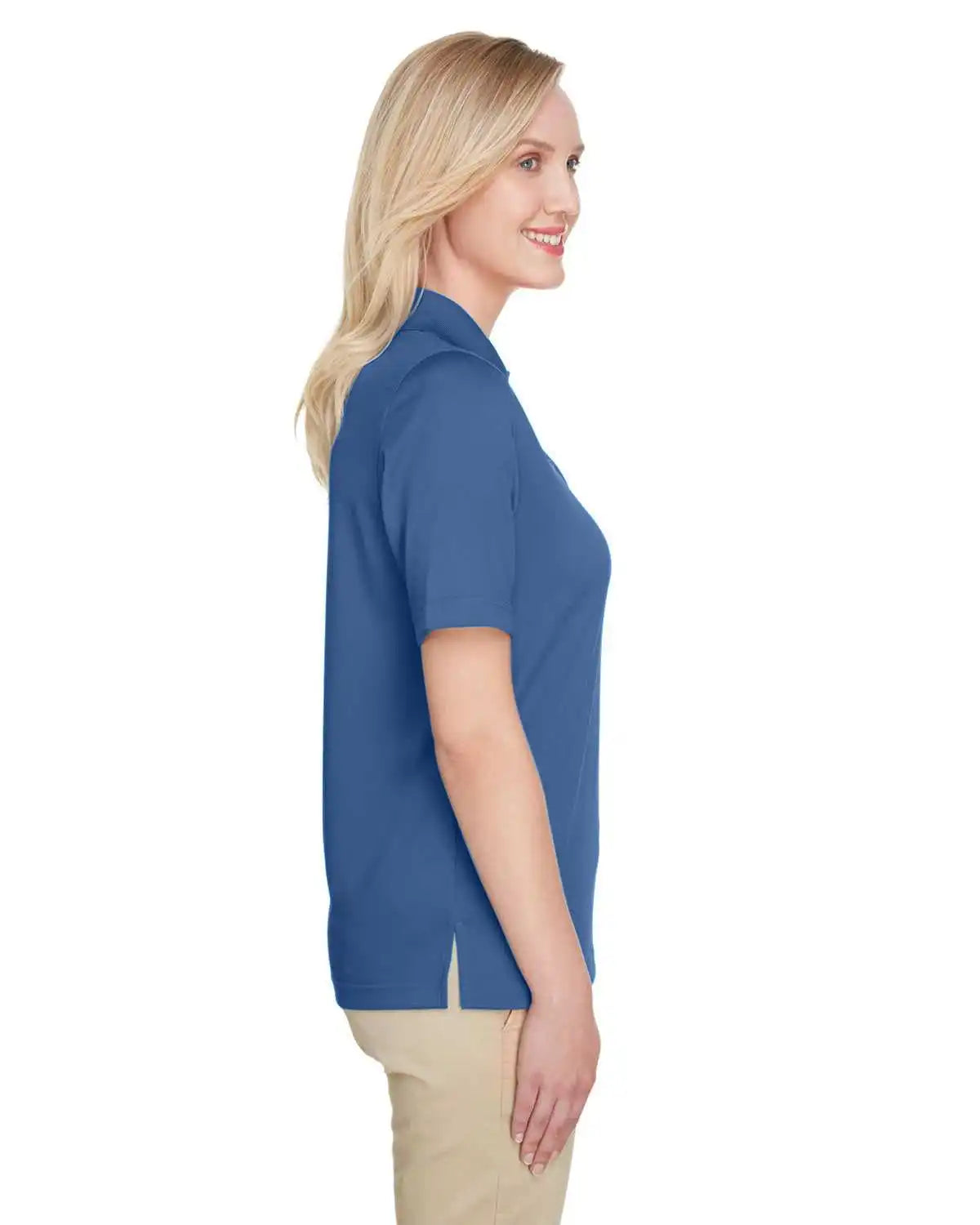 Harriton M348w Ladies’ Advantage Snag Protection Plus Il Polo - Pool Blue