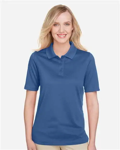Harriton M348w Women’s Advantage Snag Protection Plus Polo - Pool Blue