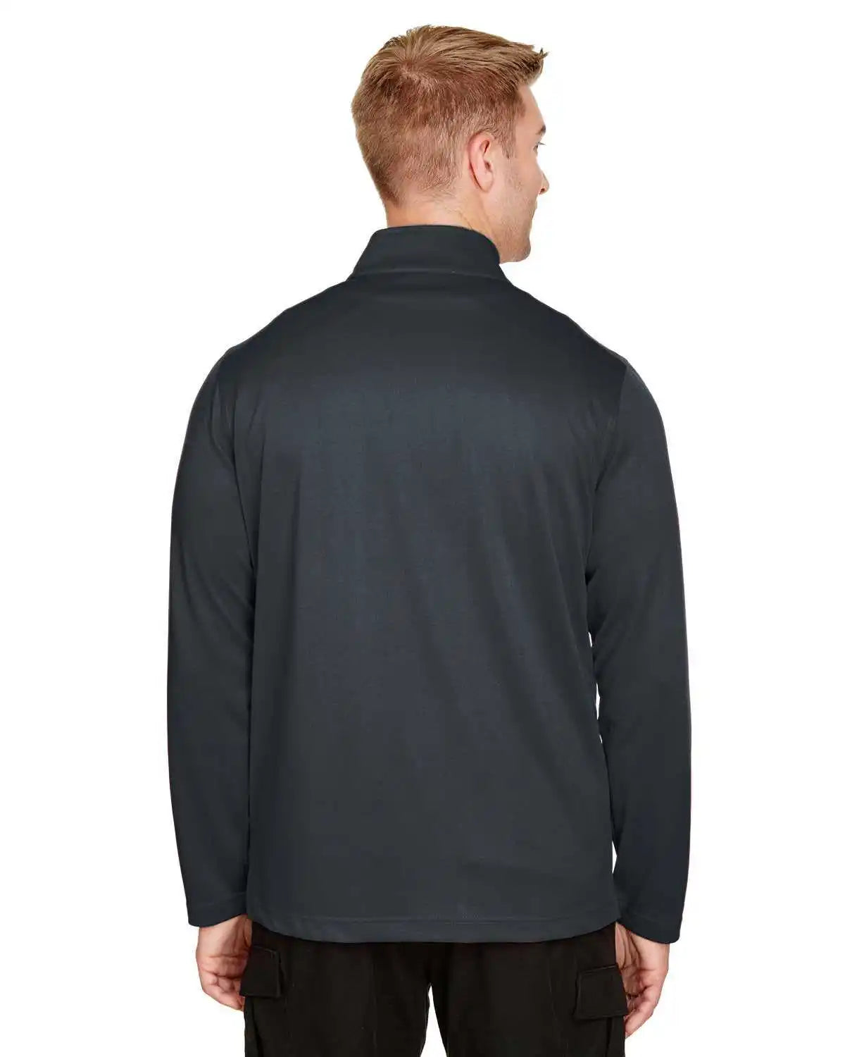 Harriton M748 Men’s Advantage Snag Protection Plus Il Quarter-zip - Dark Charcoal