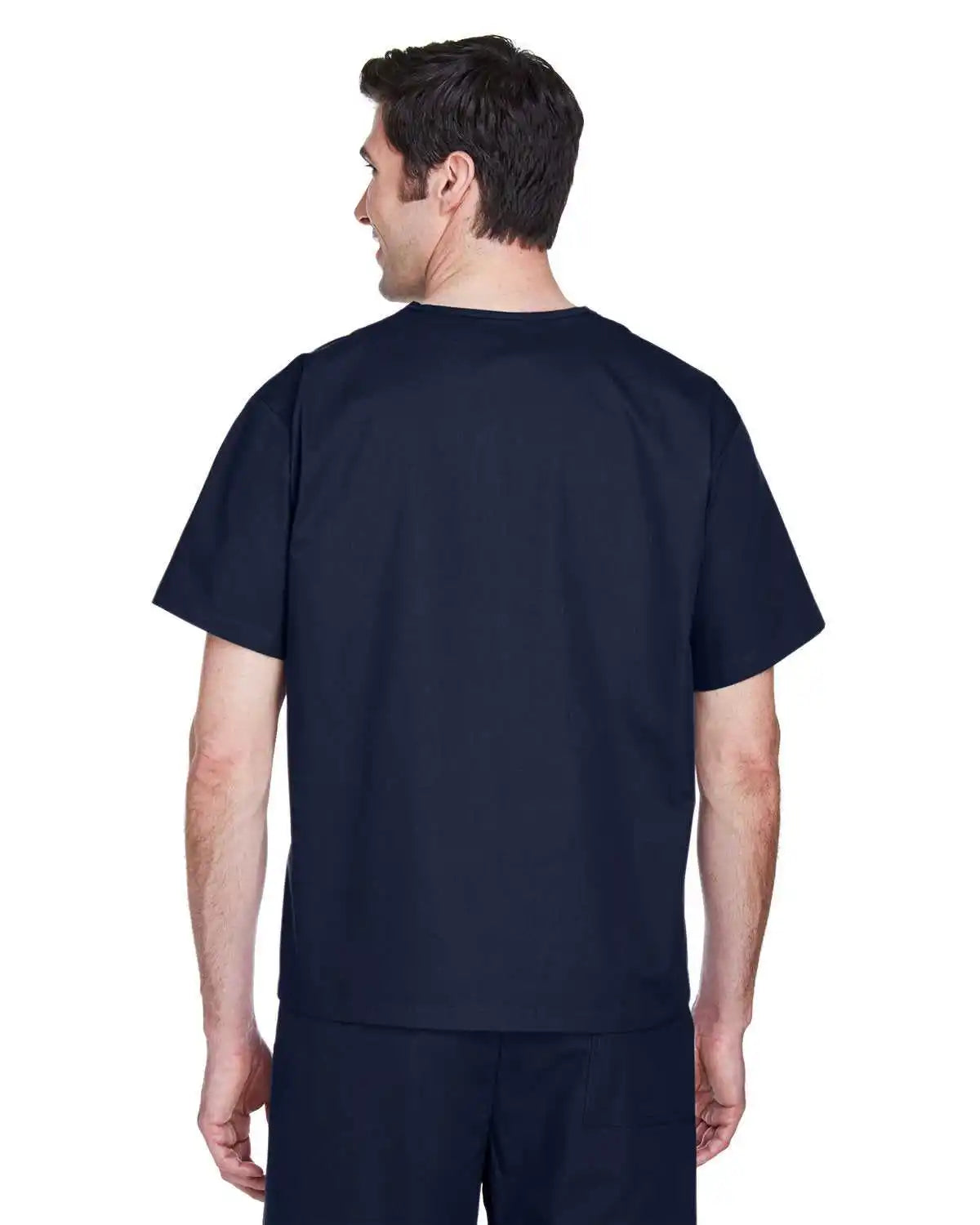 Harriton M897 Adult Restore 49 Oz Scrub Top - Dark Navy
