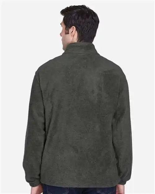 Harriton M990 Men’s Full-zip Fleece - Charcoal