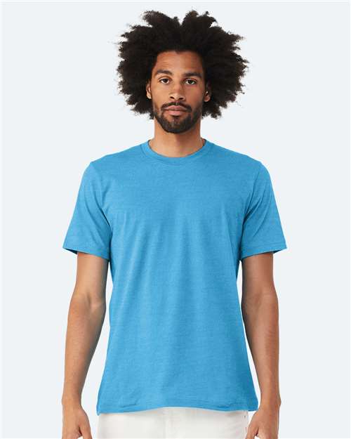 Heather Aqua CVC Jersey Tee - 3001CVC
