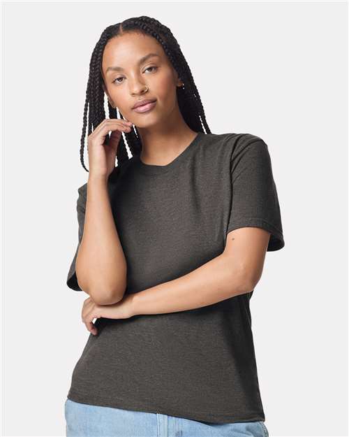 Heather Asphalt CVC Tee - 2001CVC