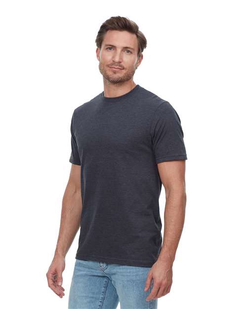 Heather Black Epic CVC T-Shirt - T1001