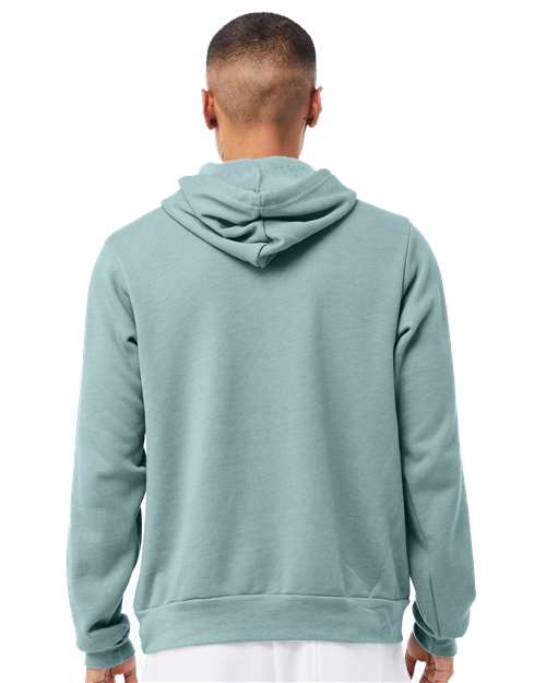 Heather Blue Lagoon Sponge Fleece Hoodie - 3719