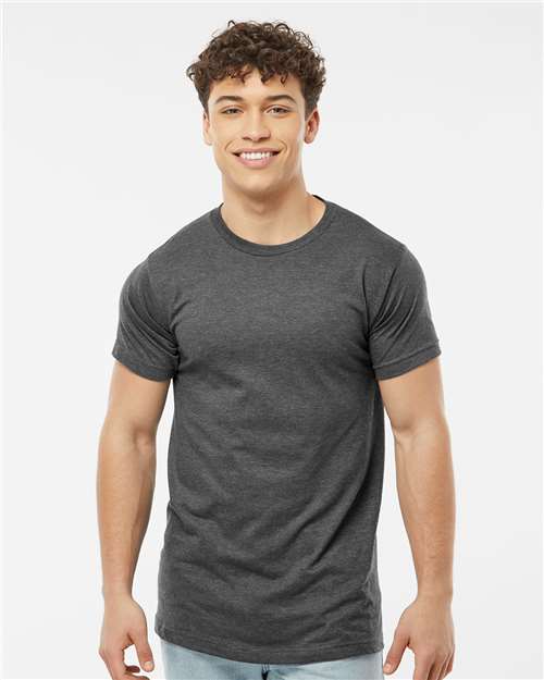 Heather Charcoal Fine Jersey T-Shirt - 202